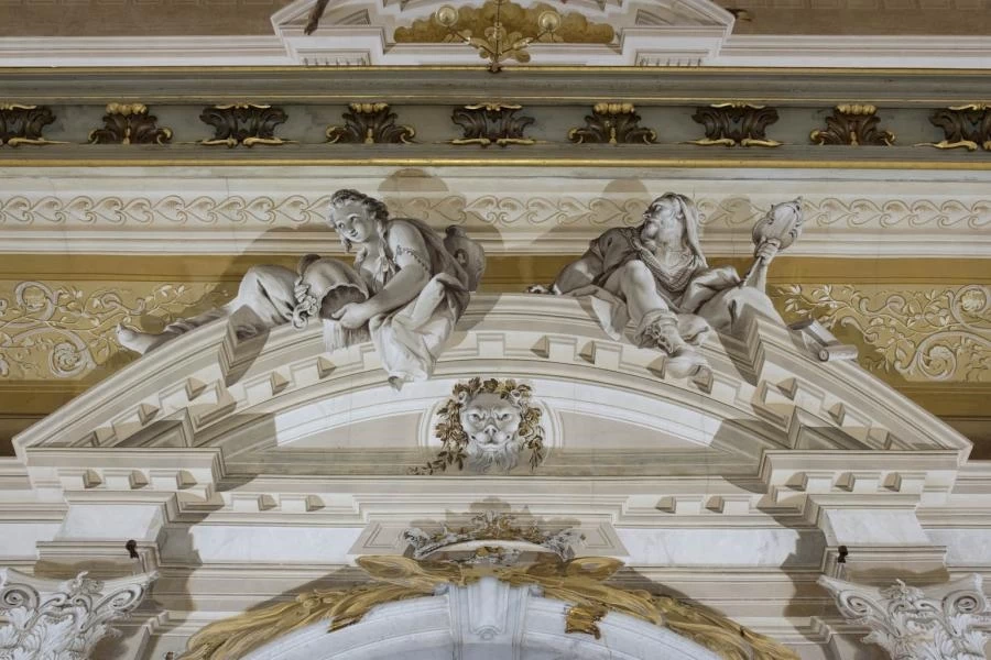 Allegoria della Temperanza e della Prudenza - Villa Pisani, Stra, Venezia